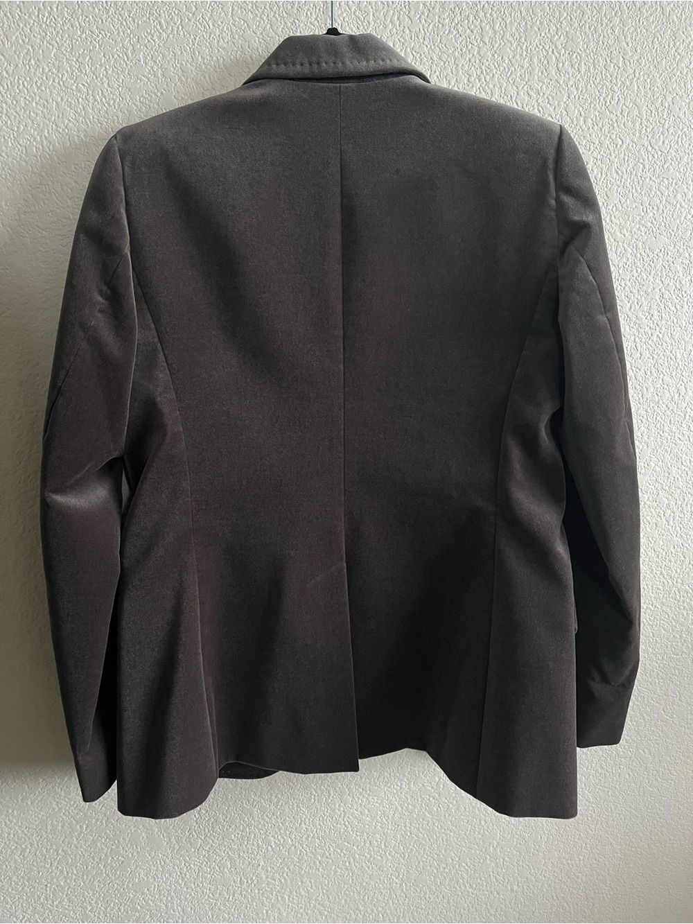 Velvet Single-Button Blazer - Picture 11 of 16